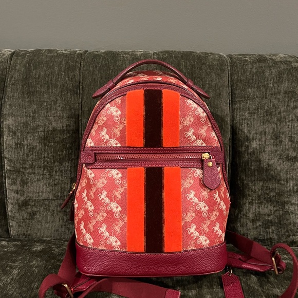 Coach leather backpack - Picture 1 of 5